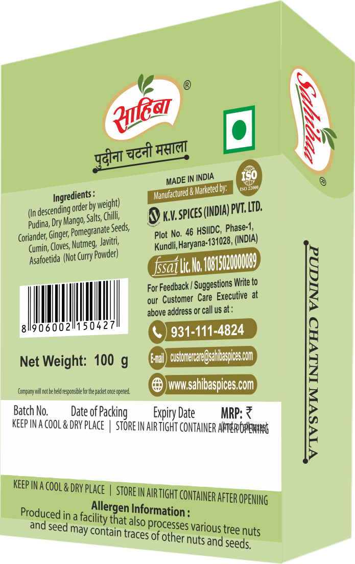 Pudina Chatni Masala